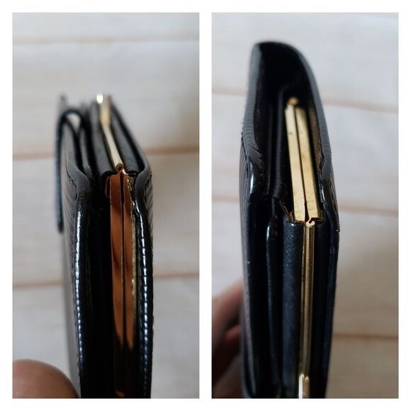 Louis Vuitton Epi Leather Bifold Long Wallet Black Luxury Designer - Picture 11 of 16